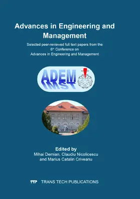 Demian / Nicolicescu / Criveanu |  Advances in Engineering and Management | Buch |  Sack Fachmedien