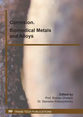 Chelariu / Ltd / Kolisnychenko |  Corrosion. Biomedical Metals and Alloys | Buch |  Sack Fachmedien