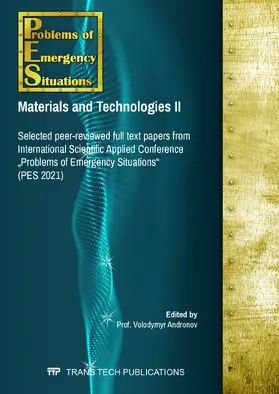 Andronov |  Problems of Emergency Situations: Materials and Technologies II | Buch |  Sack Fachmedien
