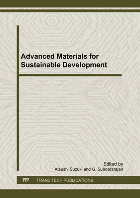 Suzuki / Sundararajan | Advanced Materials for Sustainable Development | Sonstiges | 978-3-0357-1997-0 | sack.de