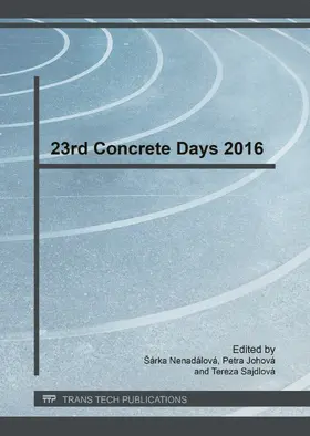 Nenad?lov? / Johov? / Sajdlov? | 23rd Concrete Days 2016 | Sonstiges | 978-3-0357-2105-8 | sack.de