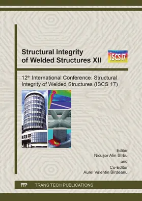 S?rbu / B?rdeanu |  Structural Integrity of Welded Structures XII | Sonstiges |  Sack Fachmedien