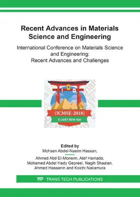 Hassan / Moneim / Hamada |  Recent Advances in Materials Science and Engineering | Sonstiges |  Sack Fachmedien
