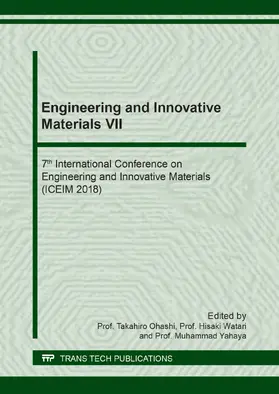 Ohashi / Watari / Yahaya |  Engineering and Innovative Materials VII | Sonstiges |  Sack Fachmedien
