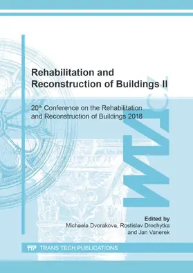 Dvorakova / Drochytka / Vanerek |  Rehabilitation and Reconstruction of Buildings II | Sonstiges |  Sack Fachmedien