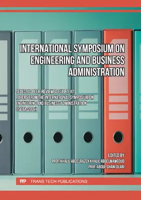 Khalil / Olabi |  International Symposium on Engineering and Business Administration | Buch |  Sack Fachmedien