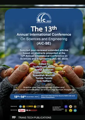 Abidin / Arahman / Sugianto |  The 13th Annual International Conference on Sciences and Engineering (AIC-SE) | Buch |  Sack Fachmedien