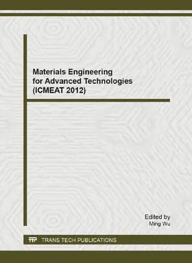Wu |  Materials Engineering for Advanced Technologies (ICMEAT 2012) | Sonstiges |  Sack Fachmedien