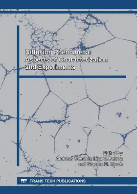 Öchsner / Belova / Murch | Diffusion Phenomena: Aspects of Characterization and Experiments | E-Book | www2.sack.de