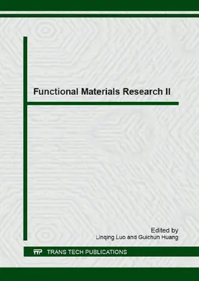 Luo / Huang |  Functional Materials Research II | eBook | Sack Fachmedien
