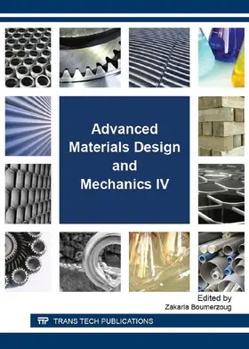 Boumerzoug | Advanced Materials Design and Mechanics IV | E-Book | www2.sack.de