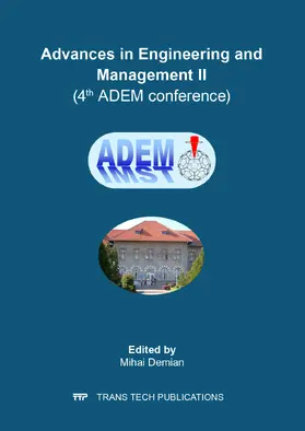 Demian | Advanced Engineering Forum Vol. 27 | E-Book | www2.sack.de