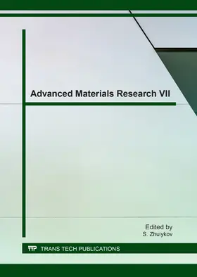 Zhuiykov | Advanced Materials Research VII | E-Book | www2.sack.de