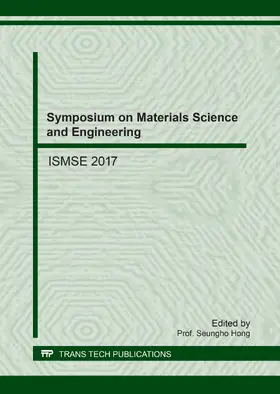 Hong | Symposium on Materials Science and Engineering | E-Book | www2.sack.de