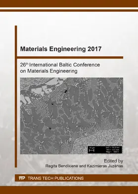 Bendikiene / Juzenas | Materials Engineering 2017 | E-Book | www2.sack.de