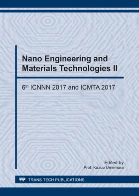 Umemura | Nano Engineering and Materials Technologies II | E-Book | www2.sack.de