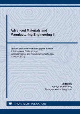 Sengodan / Muthusamy |  Advanced Materials and Manufacturing Engineering II | eBook | Sack Fachmedien