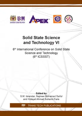 Mustafa / Saiful / Faris | Solid State Science and Technology VI | E-Book | www2.sack.de