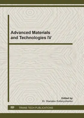 Kolisnychenko | Advanced Materials and Technologies IV | E-Book | sack.de