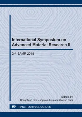Kim / Jung / Park |  International Symposium on Advanced Material Research II | eBook | Sack Fachmedien