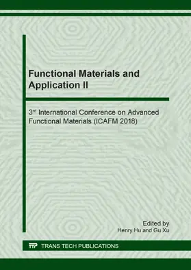 Hu / Xu |  Functional Materials and Application II | eBook | Sack Fachmedien