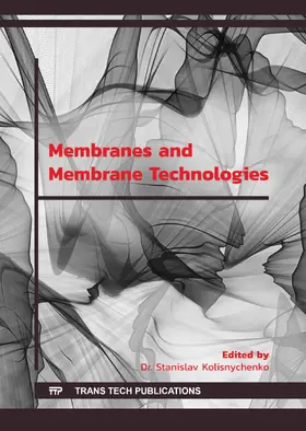 Kolisnychenko |  Membranes and Membrane Technologies | eBook | Sack Fachmedien