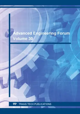 Nedelcu | Advanced Engineering Forum Vol. 30 | E-Book | www2.sack.de