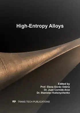 Gordo Odériz / Ltd / Cornide Arce |  High-Entropy Alloys | eBook | Sack Fachmedien