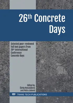 Nenadálová / Johová |  26th Concrete Days | eBook | Sack Fachmedien