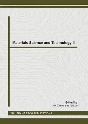 Zhang / Luo |  Materials Science and Technology II | Sonstiges |  Sack Fachmedien