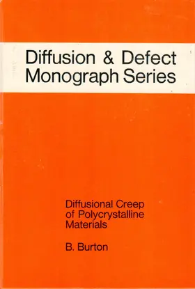 Burton | Diffusion & Defect Monograph Series No 5 | E-Book | www2.sack.de