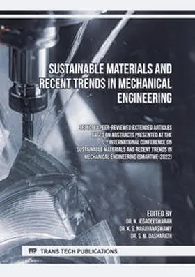 Jegadeeswaran / Ltd / Narayana Swamy |  Sustainable Materials and Recent Trends in Mechanical Engineering | Buch |  Sack Fachmedien