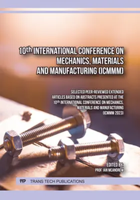 McAndrew / Ltd |  10th International Conference on Mechanics, Materials and Manufacturing (ICMMM) | Buch |  Sack Fachmedien