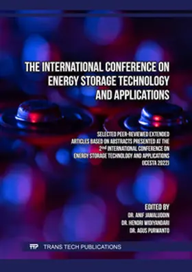 Jamaluddin / Ltd / Widiyandari |  The International Conference on Energy Storage Technology and Applications | Buch |  Sack Fachmedien