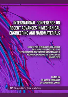 Kumbhalkar / Ltd / Gajghat |  International Conference on Recent Advances in Mechanical Engineering and Nanomaterials | Buch |  Sack Fachmedien