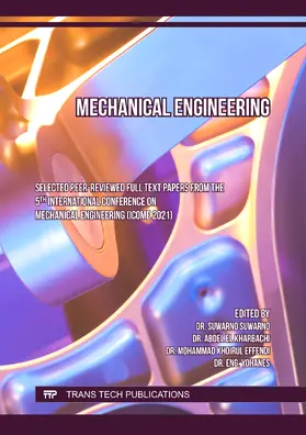 Suwarno / El Kharbachi / Effendi |  Mechanical Engineering | Buch |  Sack Fachmedien