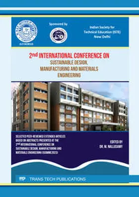 Nallusamy / Ltd |  2nd International Conference on Sustainable Design, Manufacturing and Materials Engineering | Buch |  Sack Fachmedien