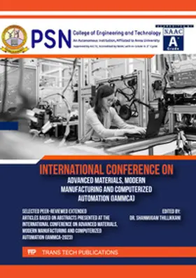 Thillikkani / Ltd |  International Conference on Advanced Materials, Modern Manufacturing and Computerized Automation (IAMMCA) | Buch |  Sack Fachmedien