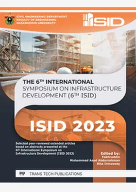 Fakhruddin / Ltd / Abdurrahman |  The 6th International Symposium on Infrastructure Development (6th ISID) | Buch |  Sack Fachmedien