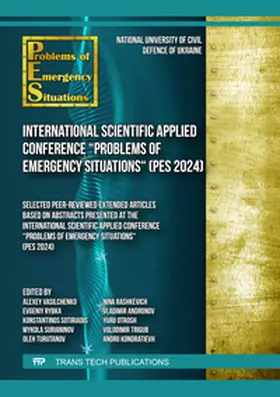 Vasilchenko / Rybka / Sotiriadis |  International Scientific Applied Conference "Problems of Emergency Situations" (PES 2024) | Buch |  Sack Fachmedien