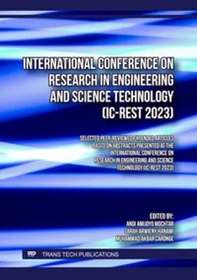 Mochtar / Hanami / Caronge |  International Conference on Research in Engineering and Science Technology (1st IC-REST 2023) | Buch |  Sack Fachmedien
