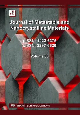 Pramata |  Journal of Metastable and Nanocrystalline Materials Vol. 38 | Buch |  Sack Fachmedien