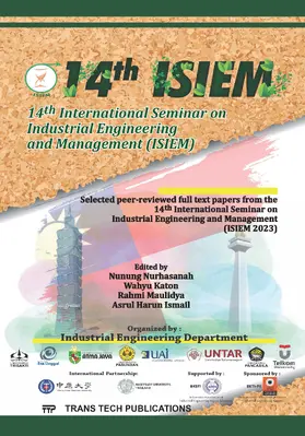 Nurhasanah / Katon / Maulidya |  14th International Seminar on Industrial Engineering and Management (ISIEM) | Buch |  Sack Fachmedien