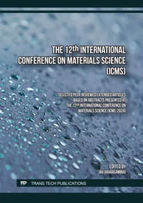 Davaasambuu / Ltd |  The 12th International Conference on Materials Science (ICMS) | Buch |  Sack Fachmedien