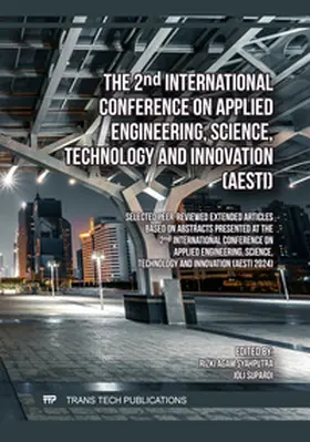 Syahputra / Ltd / Supardi |  The 2nd International Conference on Applied Engineering, Science, Technology and Innovation (AESTI) | Buch |  Sack Fachmedien