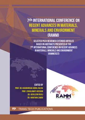 Razak / Hussain / Rusli |  7th International Conference on Recent Advances in Materials, Minerals and Environment (7th RAMM) | eBook | Sack Fachmedien