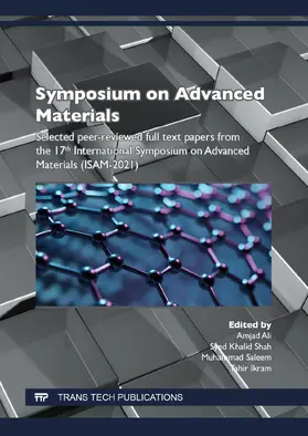 Ali / Shah / Saleem |  Symposium on Advanced Materials | eBook | Sack Fachmedien