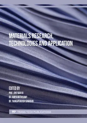 Hu / Muthusamy / Sengodan |  Materials Research, Technologies and Application | eBook | Sack Fachmedien