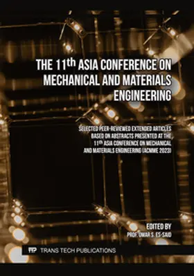 Es-Said / Ltd |  The 11th Asia Conference on Mechanical and Materials Engineering | eBook | Sack Fachmedien