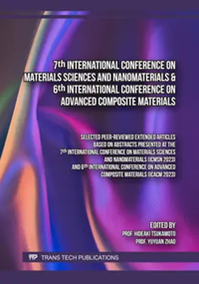 Tsukamoto / Ltd / Zhao |  7th International Conference on Materials Sciences and Nanomaterials & 6th International Conference on Advanced Composite Materials | eBook | Sack Fachmedien